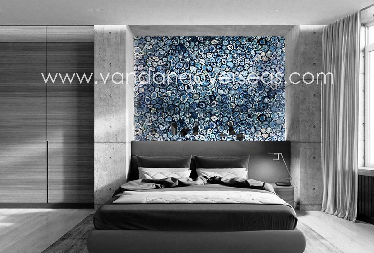 Blue Agate Slabs Manufacturers in India