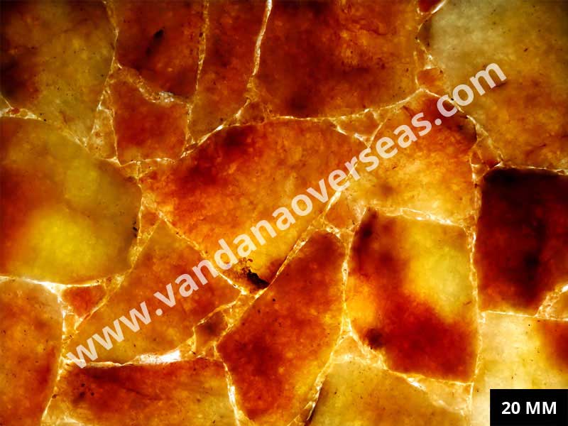 Yellow Ornage Quartz